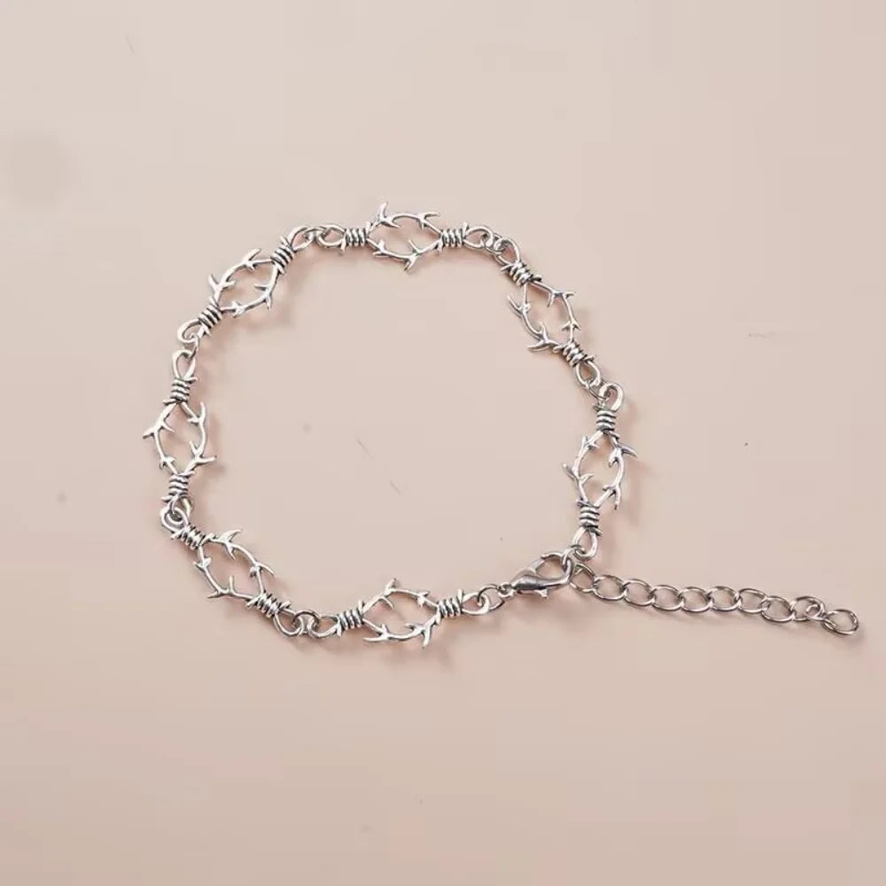 Small Brambles Iron Unisex Bracelet