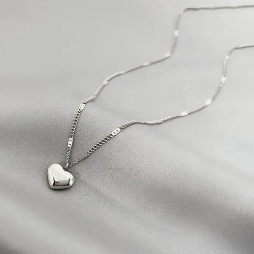 Stainless Steel  Pendant Necklace for Men Women Minimalist