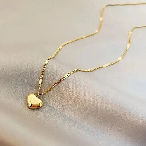 Stainless Steel  Pendant Necklace for Men Women Minimalist