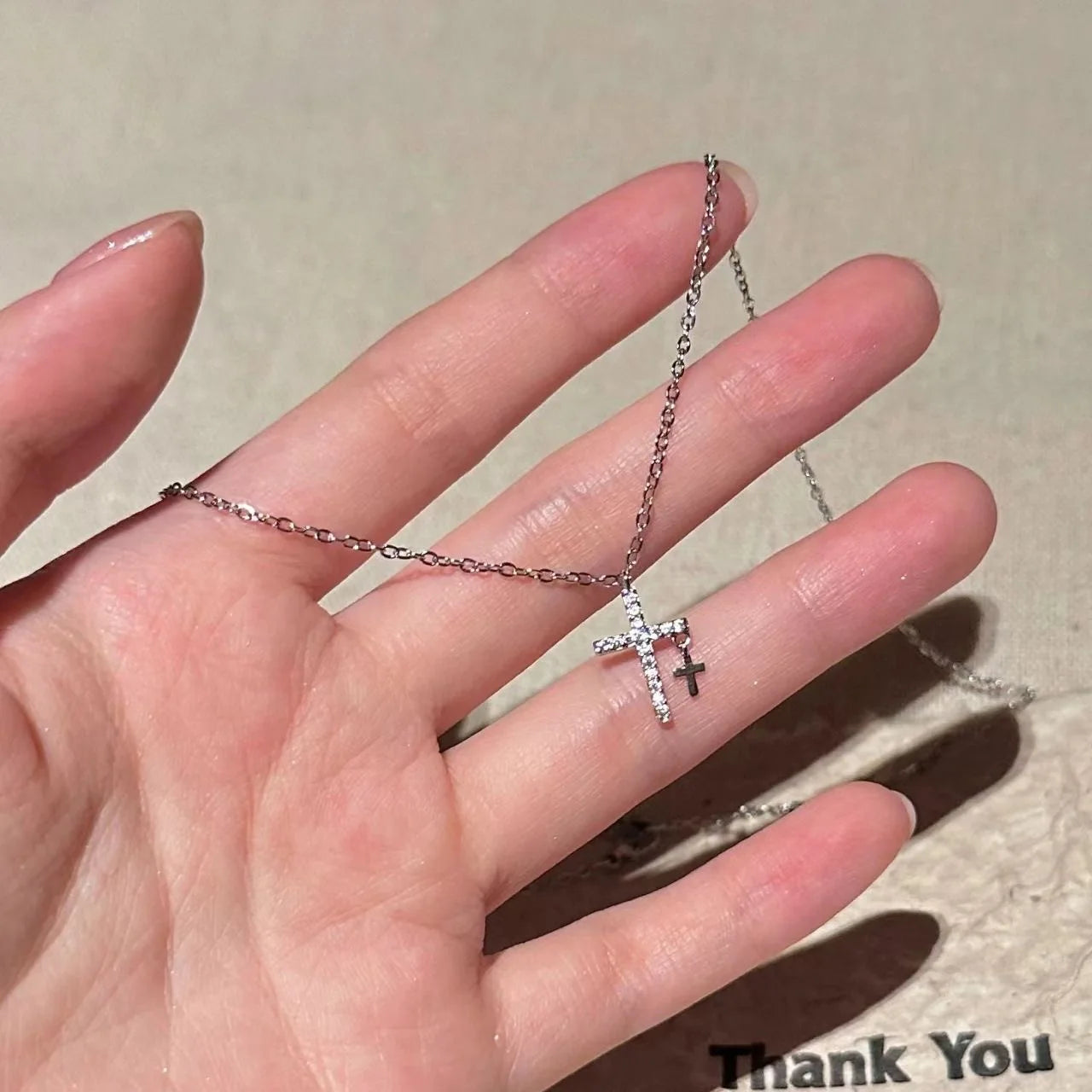 Steel Necklaces  Luxury Design Metal cross