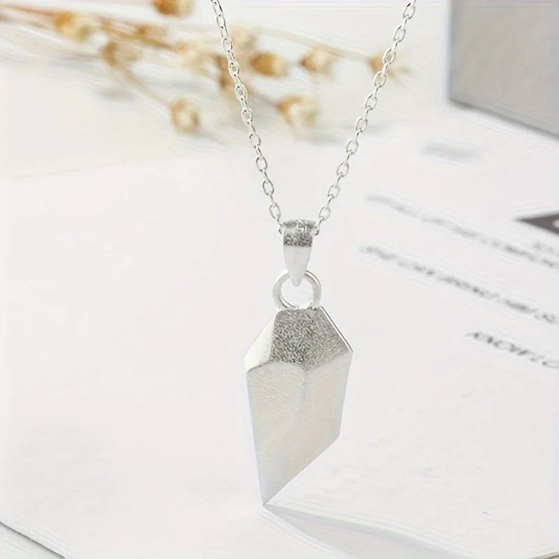 Good Simple Quality Couple Pendant Necklace ,Magnetic Heart