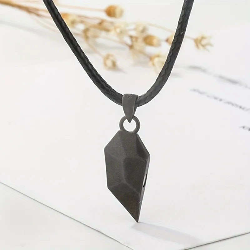 Good Simple Quality Couple Pendant Necklace ,Magnetic Heart