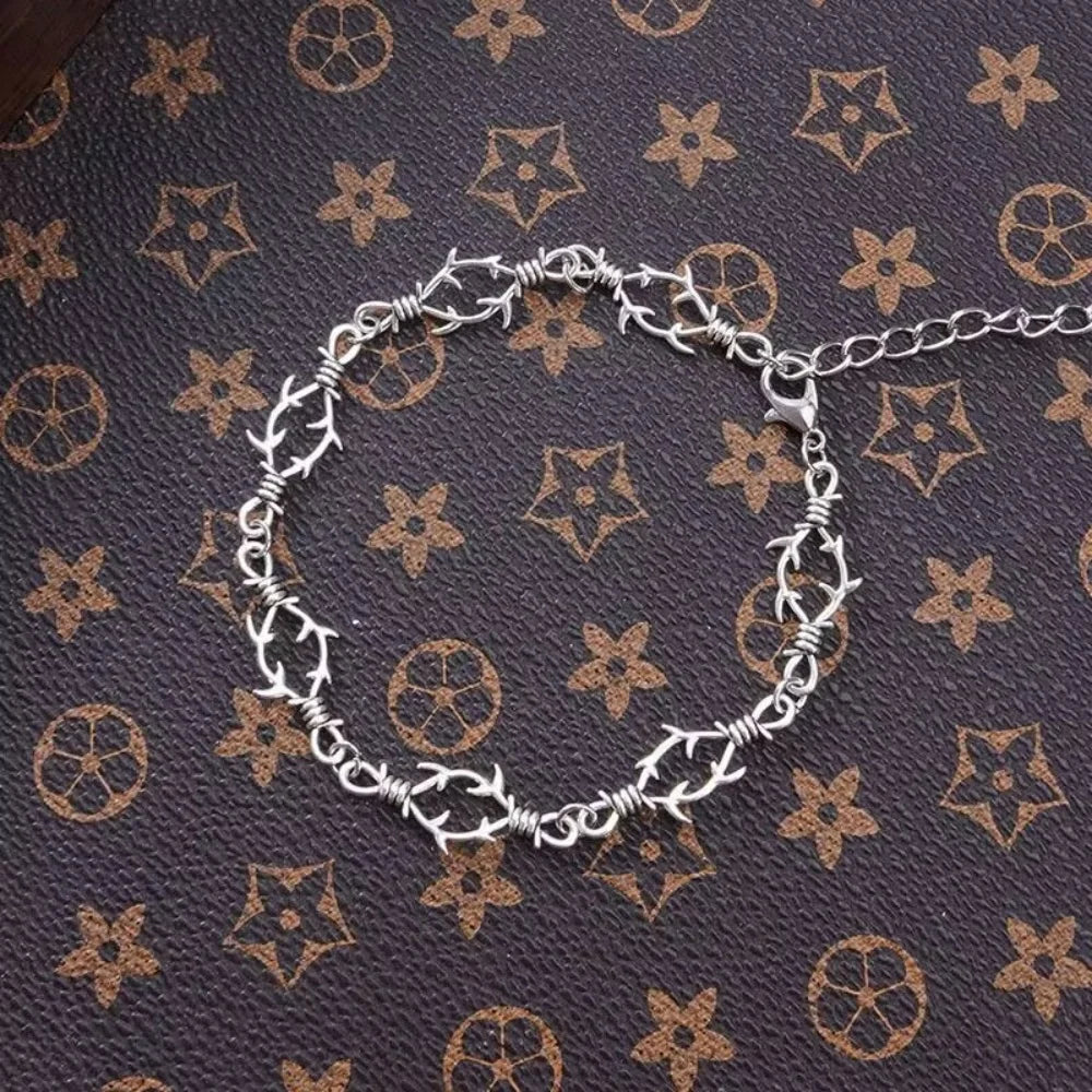 Small Brambles Iron Unisex Bracelet
