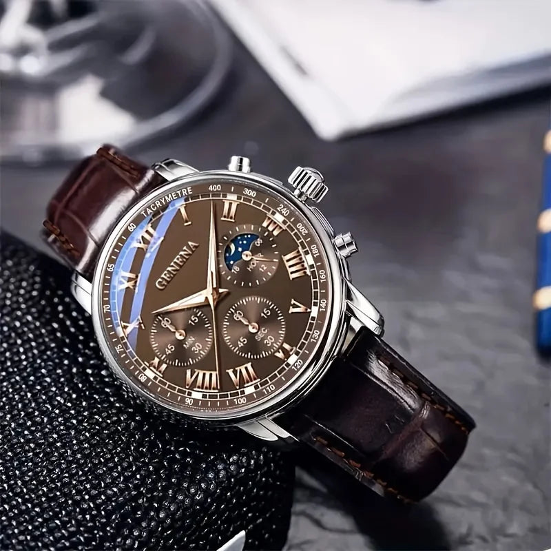 GENEVA High Quality watch Men's Luxury