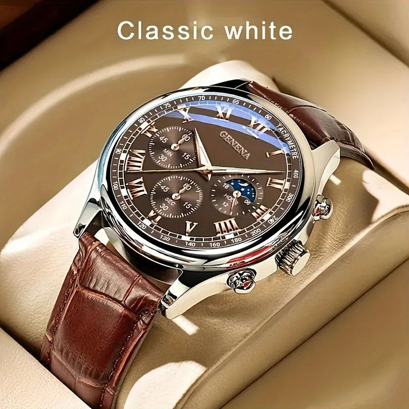 GENEVA High Quality watch Men's Luxury