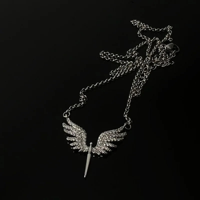 Creativity Angel Wings Unique Design Pendant Necklace