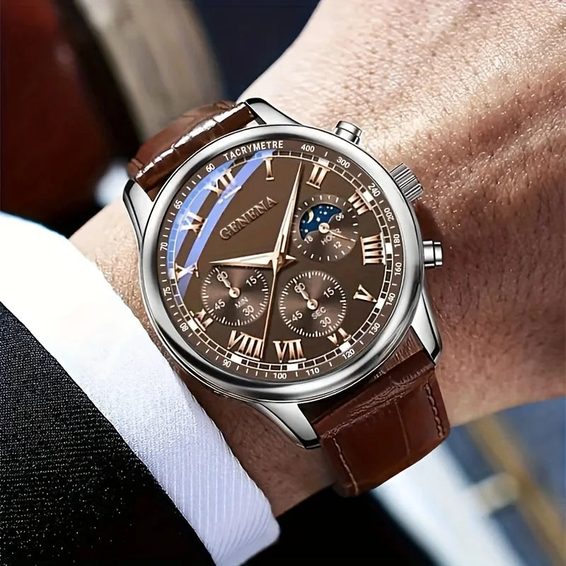 GENEVA High Quality watch Men's Luxury